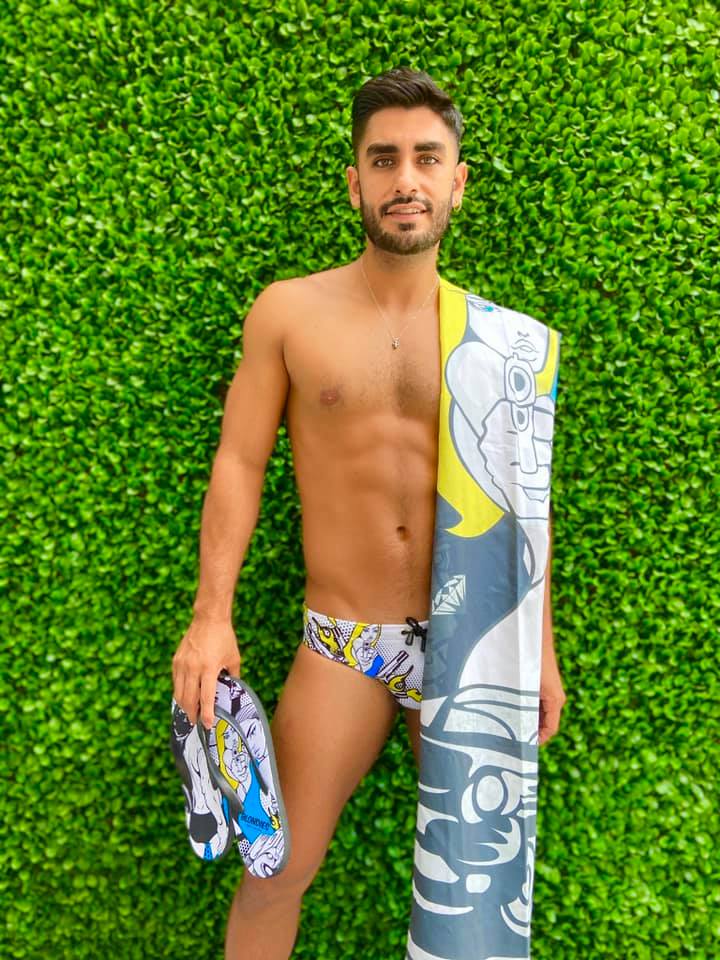 Beach Towel and Board